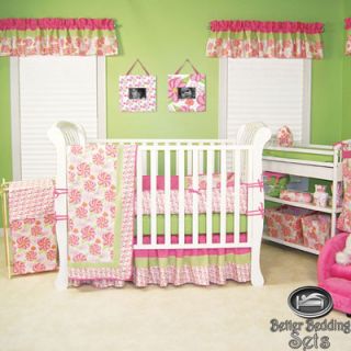 Baby Girl Kid Toddler Pink Hawaii for Crib Nursery Blanket Bed Linen 