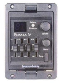 Barcus Berry Breeze IV Acoustic Guitar Preamp Pickup 4