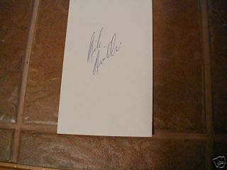 Baltimore Washington Bullets Rich Rinaldi Autograph