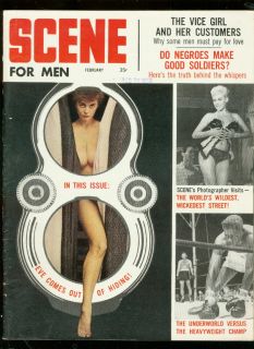 SCENE FOR MEN 2/1960 CHEESECAKE GARDNER McKAY B NICHOLS FN