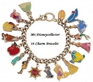 Disney Princess with Friends Items 7 16 PC Charm Bracelet