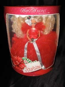 1988 Special Edition Happy Holidays Christmas BARBIE ~ First in Series 