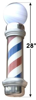28 Barber Shop Pole Vinyl Sign Salon Sticker Decal