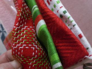 Lot of 4 Kitchen Towels Bardwil Linens Christmas