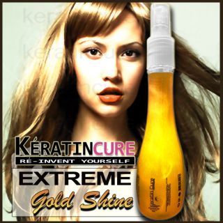 Silicon Extreme Gold Shine Hair Spray by Keratin Cure