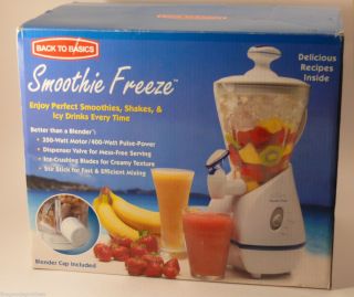 Back to Basics Smoothie Freeze Blender Ice Crusher Drink Maker in orig 