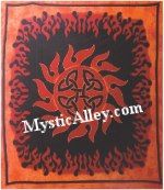   Tribal Sun Rock Band Concert Halloween Party Backdrop Tapestry