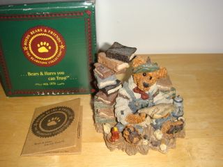 Otis Tax Time Boyds Bearstones 1994 Figurine with Box