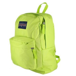 Jansport Superbreak Backpack Alien Neon Green New Color