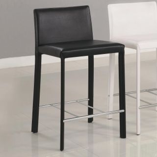   Black Metal Counter Height Stools Chairs by Coaster 100329BLK