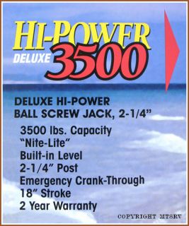 Barker Deluxe Hi Power 3500 Electric Tongue Super Jack