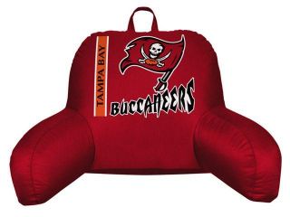 Tampa Bay Buccaneers Bed Rest Backrest Reading Pillow