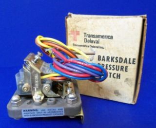 Transamerica Delaval D2S A3 Barksdale Pressure Switch
