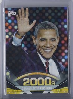 2011 Topps American Pie President Barak Obama Elected Spotlight 73 76 
