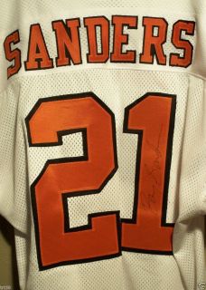 Barry Sanders Autographed Oklahoma State Jersey LOA from James Spence 