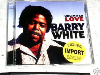 New SEALED Barry White Unlimited Love Import 1 CD
