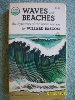 Waves and Beaches Willard Bascom 1964 Paperback Ocean