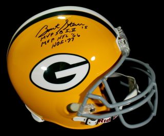 riddell brand full size deluxe replica helmet autographed by bart