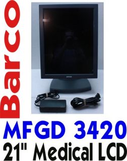 Barco MFGD 3420 3MP 21 Coronis Medical LCD Display K9300241B w Cables 