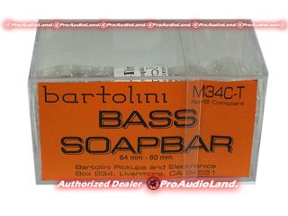 bartolini m34c t 4 string soapbar bass pickup bridge authorized dealer 