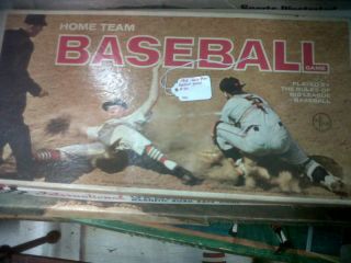 Vintage 1964 Home Team Baseball Board Game Complete