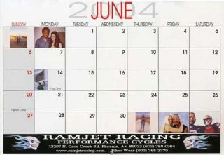 Sonny Barger Hellls Angels 2004 Calendar Signed