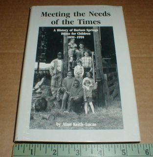 Barium Springs North Carolina Home for Children Early History 1891 