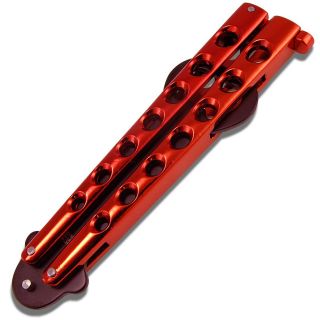 Practice Red Neck Balisong Butterfly Trainer Knife Bottle Opener 