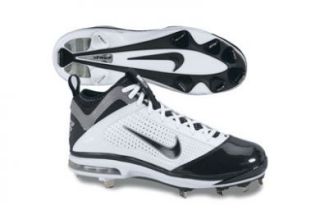  METAL CLEATS NIKE AIR MAX DIAMOND ELITE FLY BLACK AND WHITE CLEATS