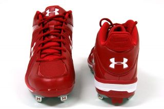 armour ignite mid mens baseball cleats red 11 msrp $ 74 99 hover over 