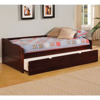 Sunset Dark Cherry Daybed with Twin Trundle