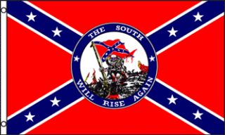 x5 South Will Rise Again Confederate Flag Civil War US CSA Rebel 