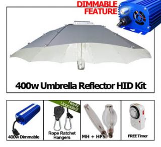 GA Optimal 400w HPS+MH Umbrella Reflector Digital Dimming Ballas