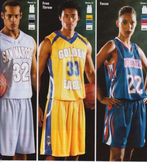 Custom Team Adult Basketball Uniform U Design