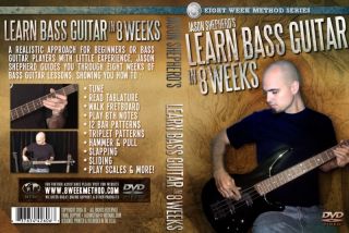 Learn to Play Bass Guitar in 8 Weeks DVD Video Lessons