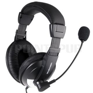 Pro Stereo Bass DJ Headset Headphone w Mic Microphone