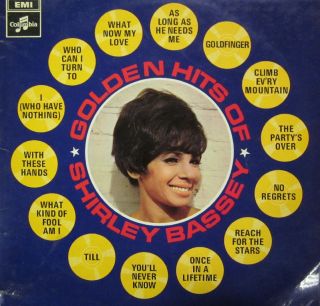 Shirley Bassey(Vinyl LP)Golden Hits of UK SCX 6294 EMI VG+/VG+