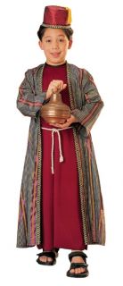 Balthazar Child Wiseman Costume includes Hat with tassle and striped 