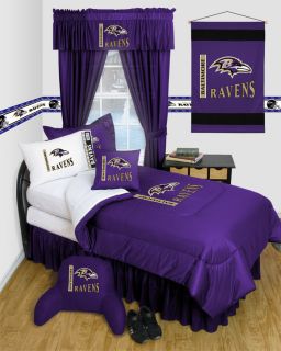 Baltimore Ravens Comforter Sham Set Locker Room