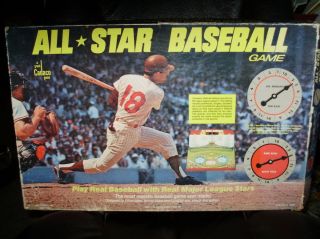 Cadaco All Star Baseball Board Game Vintage 1968 Very Good Condition 