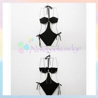  Halter Bandeau Padded Monokini Swimwear Swimsuit Bikini Size L