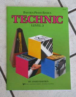 Bastien Piano Basics Technic Level 3 Item #WP218