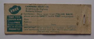   Campana Italian Balm OFFER Sales Co Batavia IL Kane Co Illinois