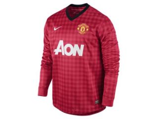  2012/13 Manchester United Replica Long Sleeve Mens Soccer 