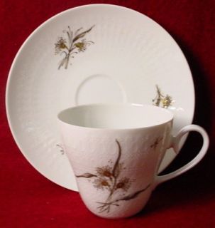 ROSENTHAL china BASQUETTE pttrn CUP & SAUCER Set