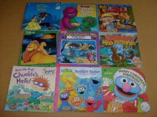 Lot of 9 Childrens Books   Magic School Bus, Sesame Street, Bob the 