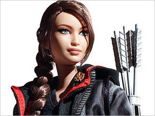 Barbie Hunger Games Katniss Everdeen Doll Jennifer Lawrence Figure New 