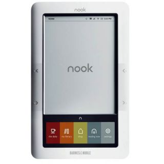 Barnes Nobles Nook 1st Edition 2GB WiFi White Good Condition Tablet 