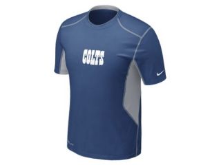 Nike Pro Combat Hypercool 20 Fitted Short Sleeve NFL Colts Mens Shirt 
