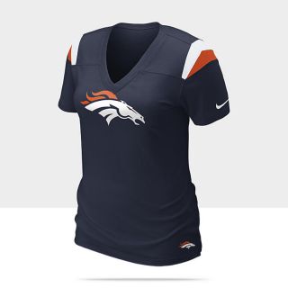  Nike Fashion V Neck (NFL Broncos) Womens T Shirt